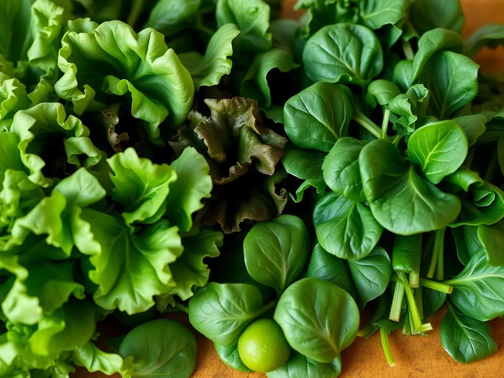 Fresh leafy greens